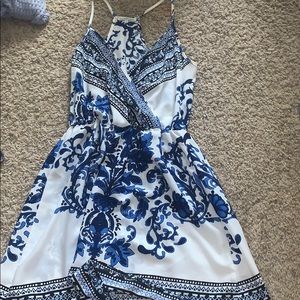 blue white navy dress!